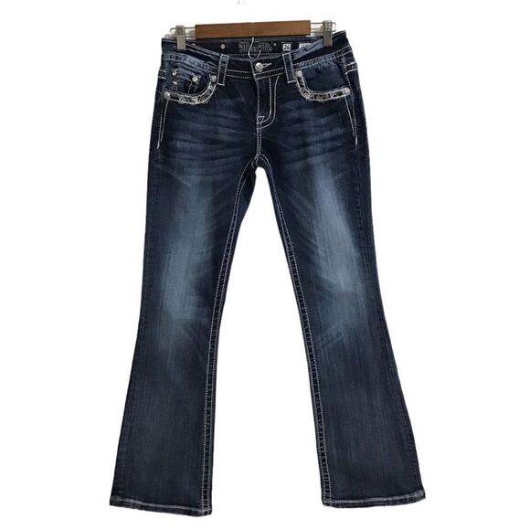 Miss Me Jeans Miss Me Easy Boot Stretch Jeans Size 26 - Picture 1 of 13